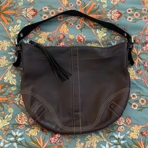 Vintage leather Coach Bag